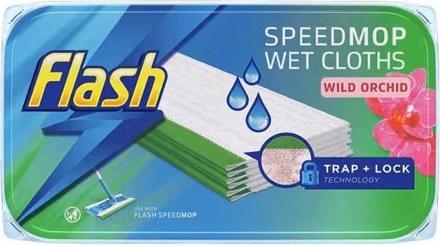 Flash SpeedMop Refill Sheets, 24 Pack, White and Multicolour – 1
