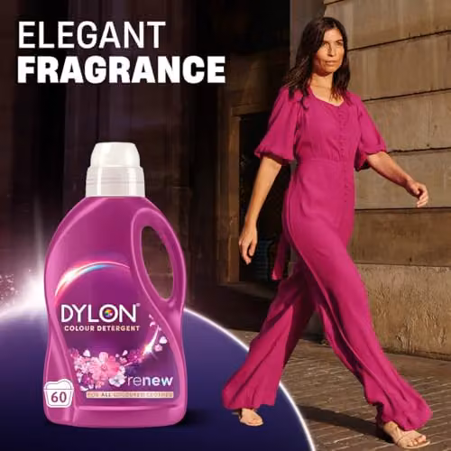 Dylon Blossom Colour Liquid Laundry Detergent for Coloured Clothes, 60 Wash Loads – 4