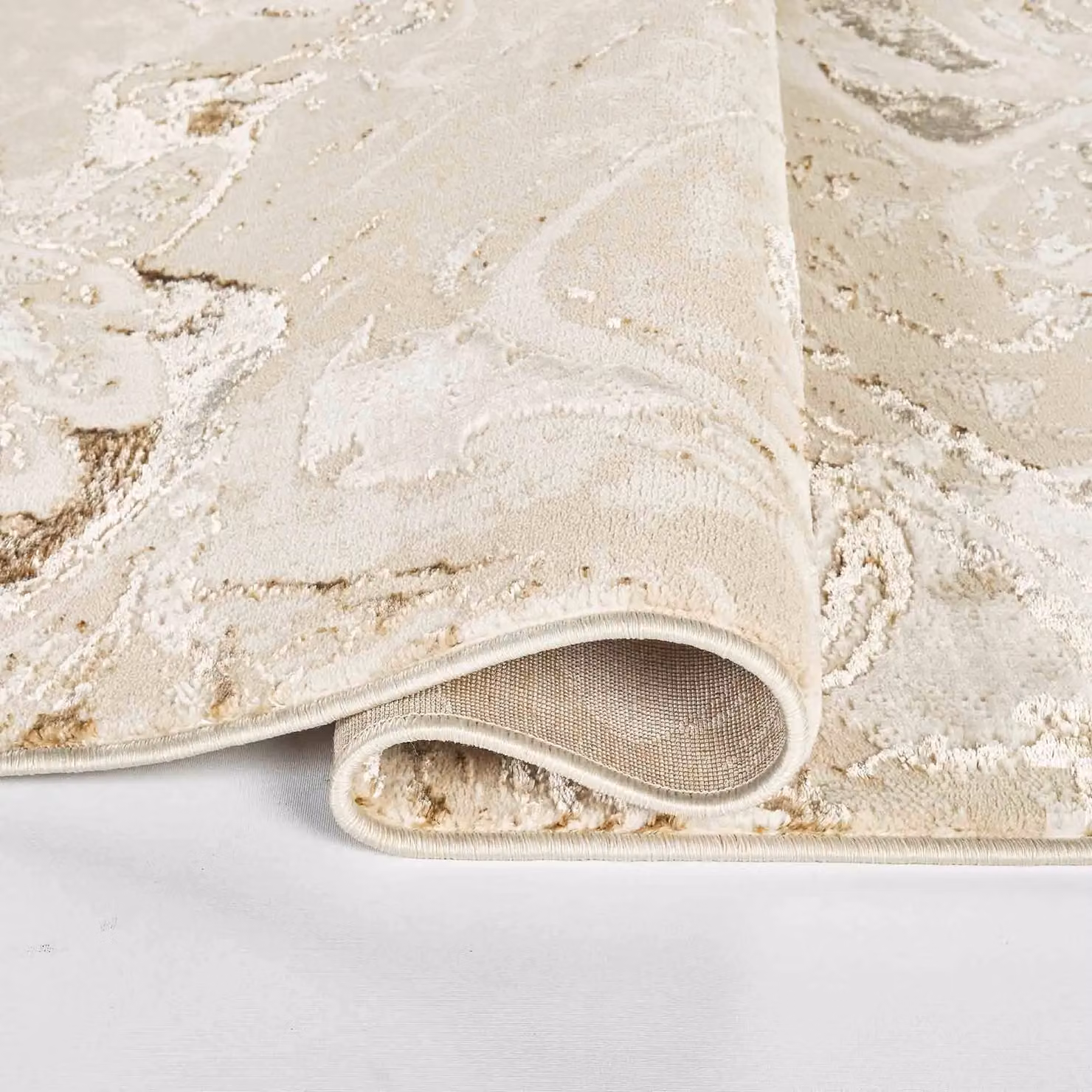 Desire Rugs Solarius Modern Abstract Area Rug in Beige, W: 160 cm, D: 230 cm – 2