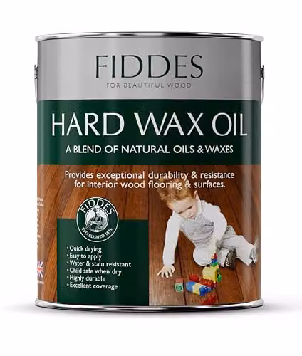 Fiddes Dead Matt Finish Hard Wax Oil, Clear, 2.5 l