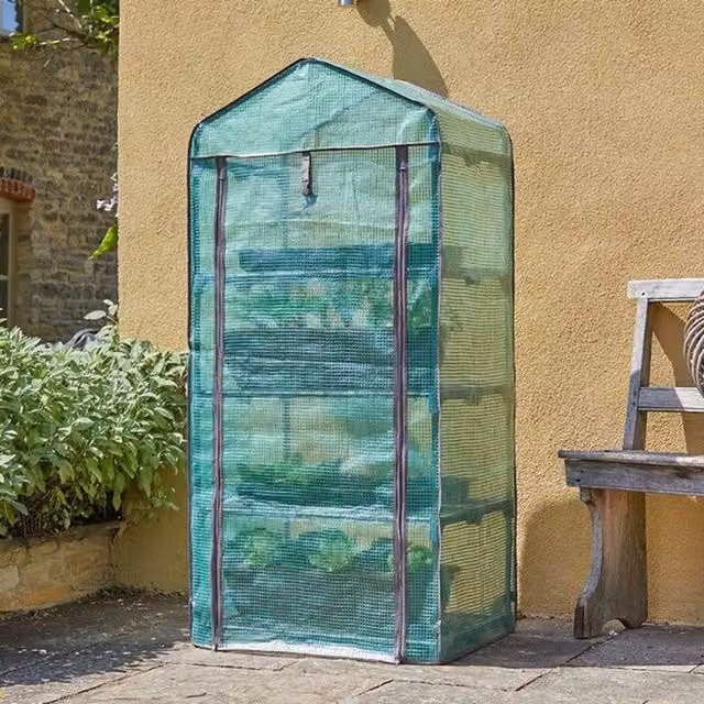 Garden Mile Classic 4 Tier Greenhouse Cover in Green