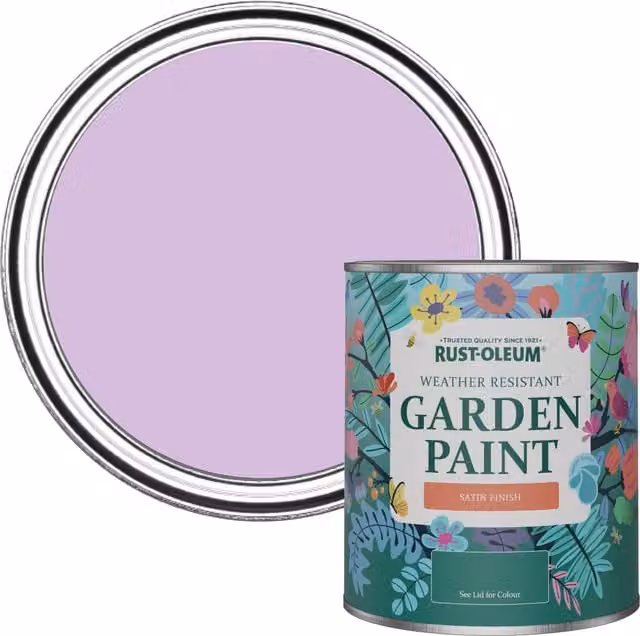 Rust-Oleum Water-Based Garden Paint in Satin Finish, Purple, 0.75 l
