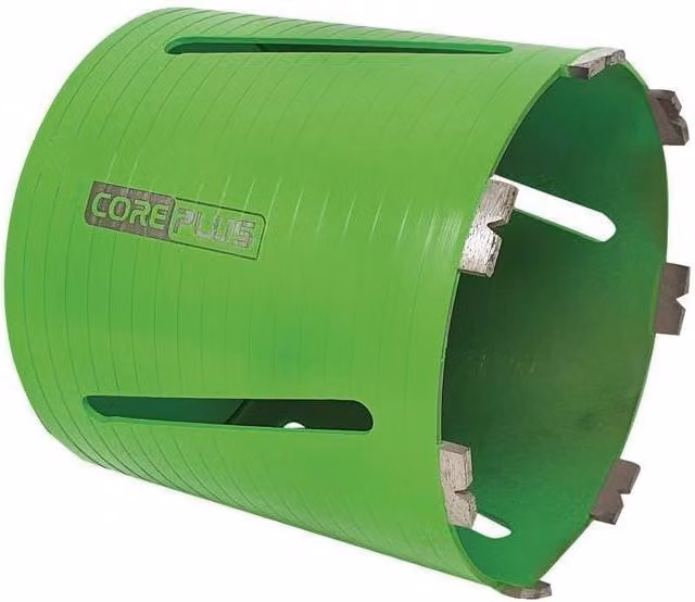 CorePlus DCD162 Diamond Dry Core Drill Bit 162mm, Green – 1