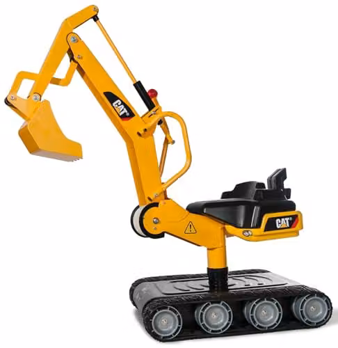 Rolly Toys CAT Licensed Metal Excavator Sand Vehicle in Yellow