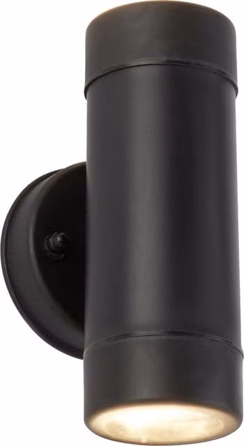Coastal LED Outdoor Wall Light in Black Polypropylene, IP44 Rated