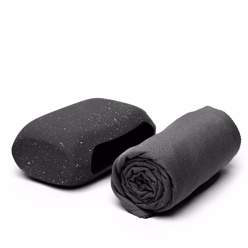 Matador NanoDry Packable Microfibre Quick-Drying Shower Towel in Black – 3