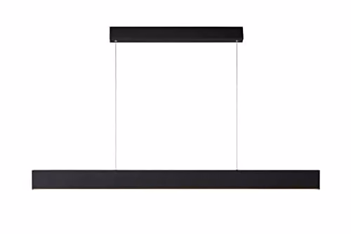 Lucide Raya Modern LED Dimmable Pendant Light, Black, H 138 cm x W 119 cm x D 4 cm – 1