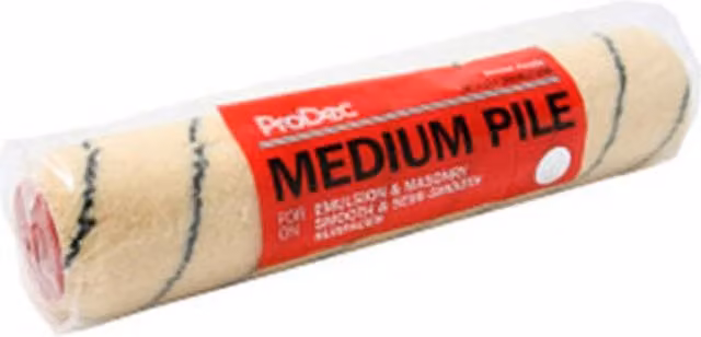 Rodo Limited Woven Tiger Print Medium Pile Paint Roller Refill Sleeve in Beige