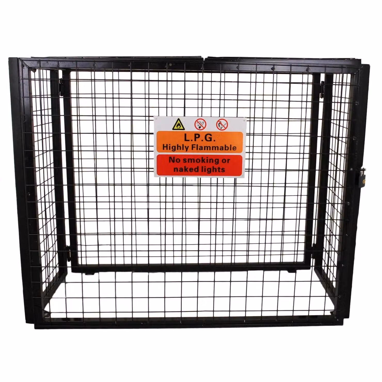 Monstershop Gas Bottle Mesh Cage, Black, Width: 90 cm – 2