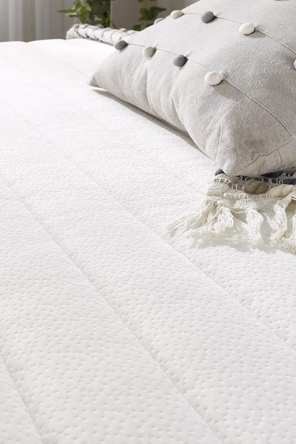 Aspire Pocket 3000 Hybrid Memory Mattress in White and Grey, W/D/H: 120 x 200 cm – 2