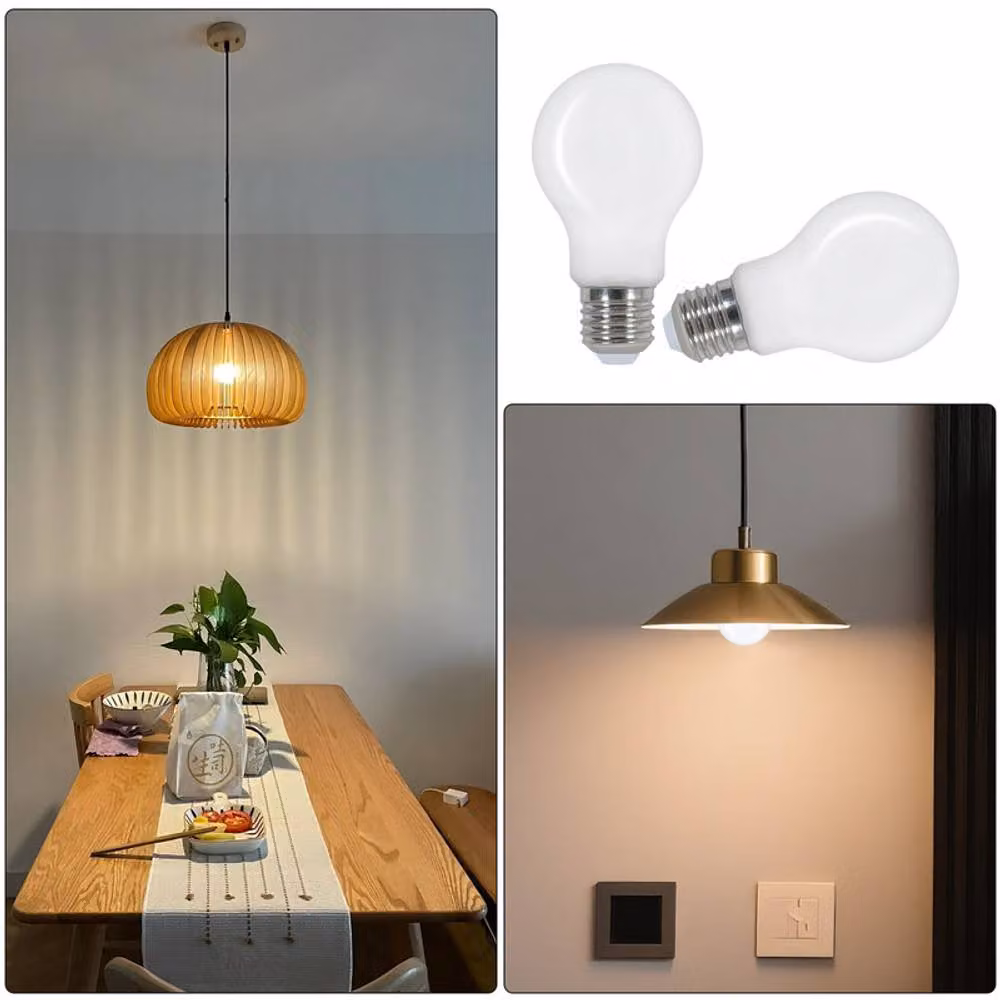 COMELY 6 Pack Edison Retro LED Filament Light Bulbs, Warm White 2700K, 4W, E27, 470lm – 2