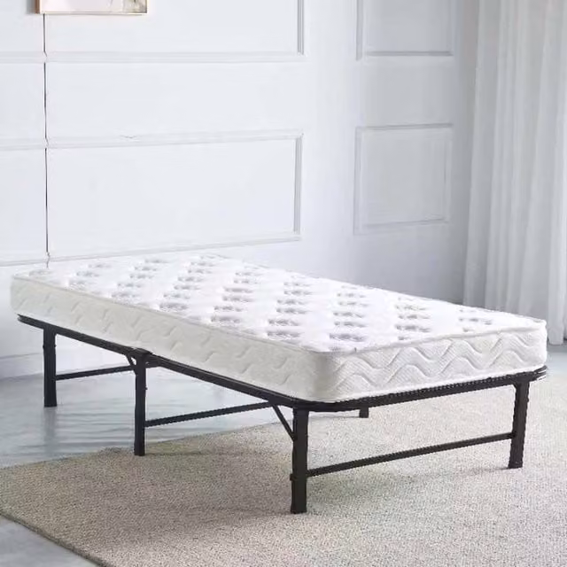 KOSY KOALA White Bonnell Spring and High-Density Foam Single Mattress, W/D/H: 90 x 190 x 15 cm