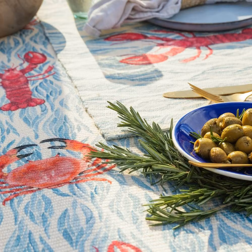 Wylder Abersoch Maritime Table Runner, Blue and Multicolour, W/D/H: 180 x 35 cm – 2