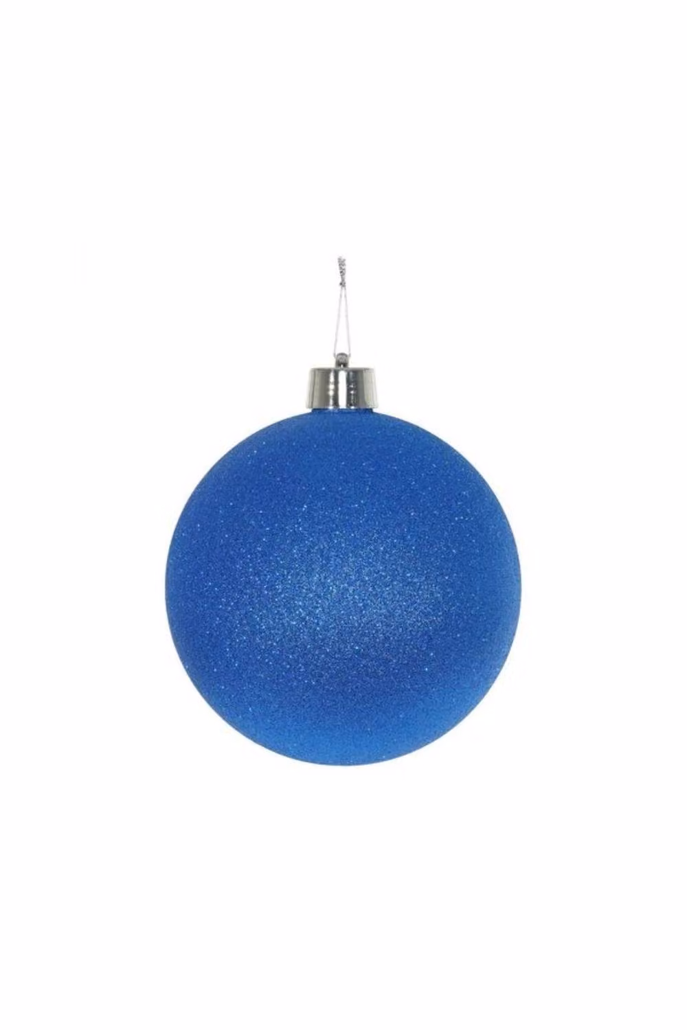 KDMD Blue Glitter Shatterproof Christmas Bauble, Diameter: 15 cm – 2