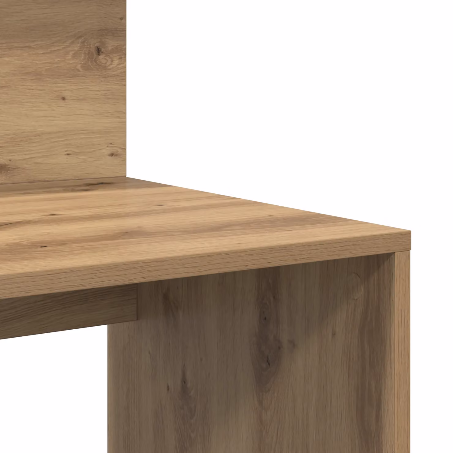 Berkfield Artisan Oak Home Office Writing Desk with Storage, W/D/H: 90 x 48 x 101.5 cm – 5