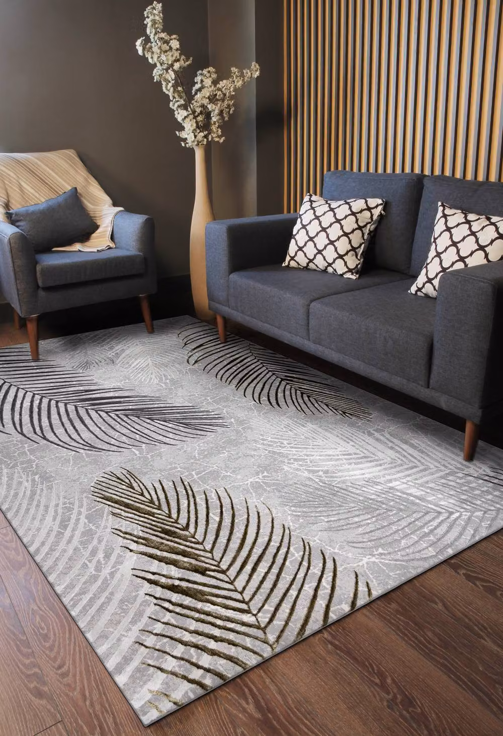 RugsX Allure Geometric Modern Grey Rug W/D: 80 x 150 cm – 2