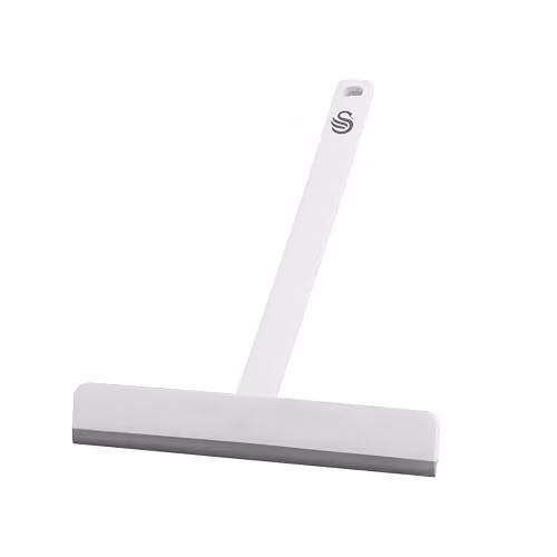 Swan Elevate Seamless Rubber Squeegee with Telescopic Handle and Wall Mountable Design, White – 1