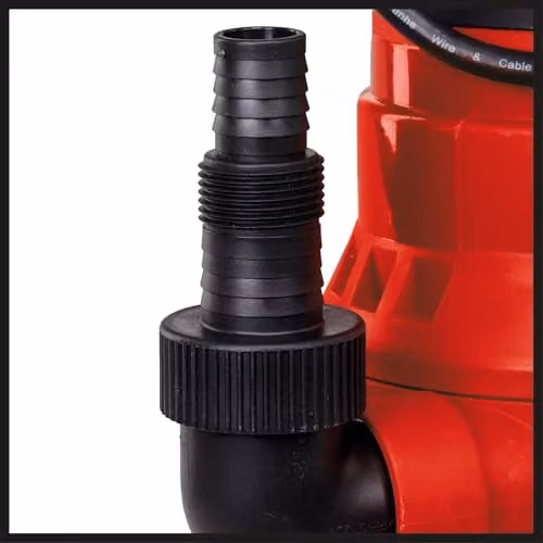 Einhell 2-in-1 Clean and Dirty Water Submersible Pump, 700W, Red and Black – 3