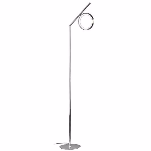 Netlighting Olimpia LED Floor Lamp in Chrome, 12W, 3000K Warm White, 900lm, IP20