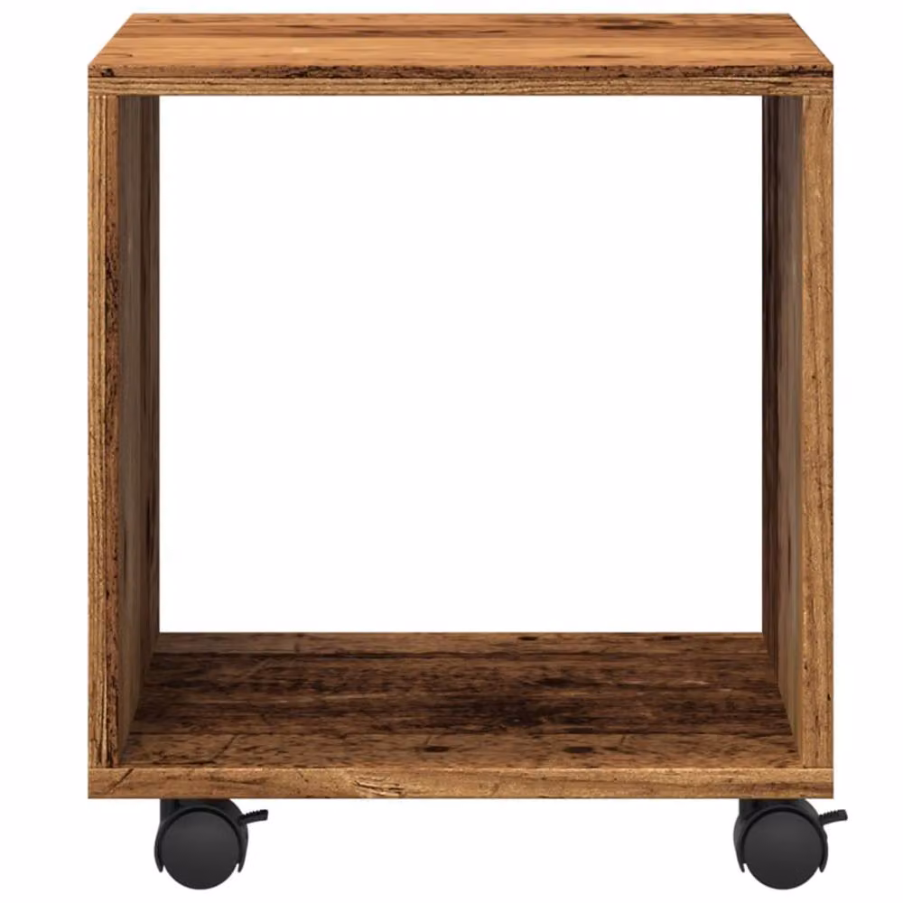 Berkfield Home vidaXL Rolling Cabinet in Old Wood Brown, W/D/H: 37 x 33 x 42.5 cm – 5