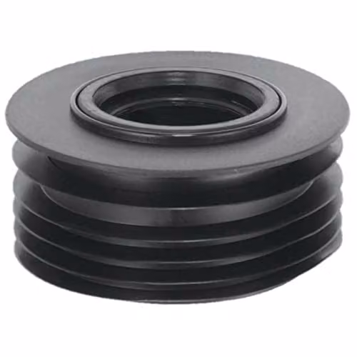 McAlpine Black Plastic 4 inch/110mm Drain Reducer Connector