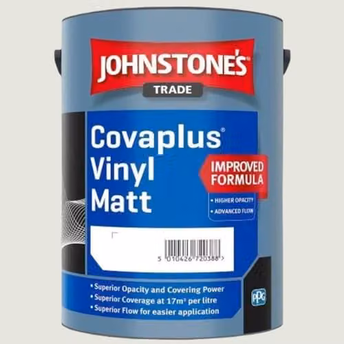 Johnstones Covaplus Matt Dispersion Paint, Silver Feather, 5 l – 2
