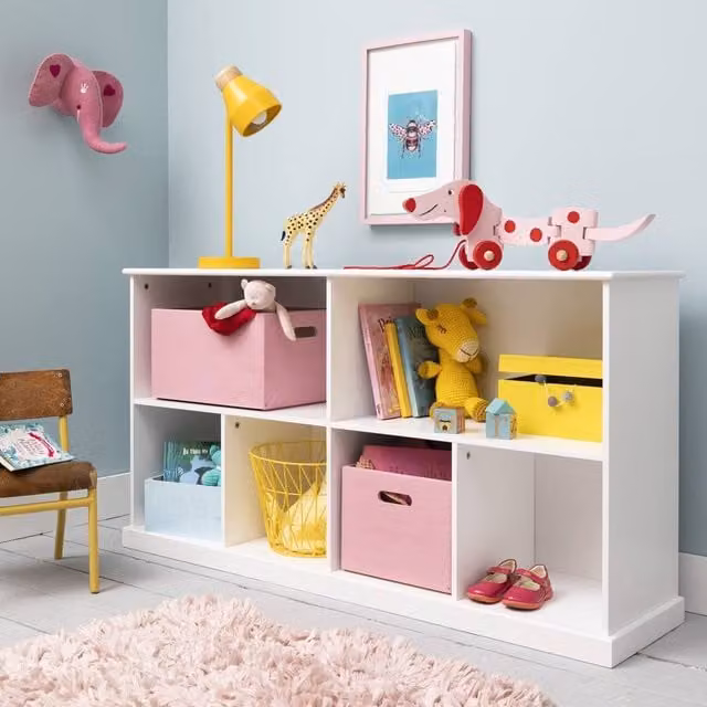 Nöa and Nani Halmstad Toy Cube Storage Unit in White