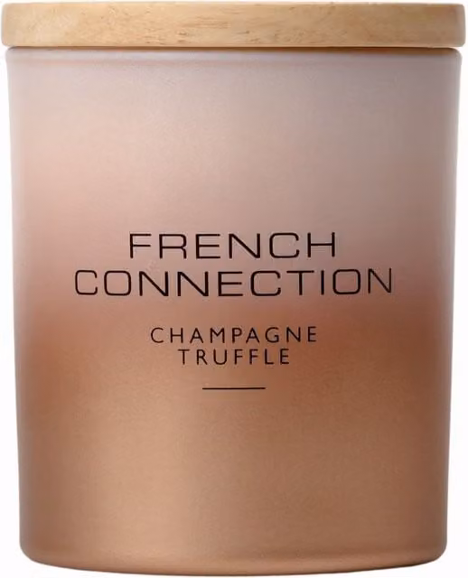 French Connection Ombre Champagne Truffle Candle, 200g, Gold
