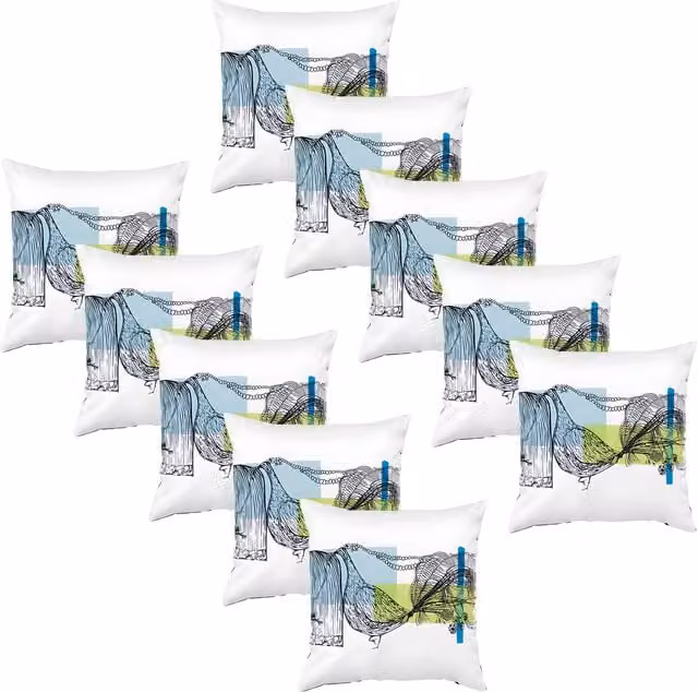 Gardenista Floral Printed Outdoor Scatter Cushion in Multicolour