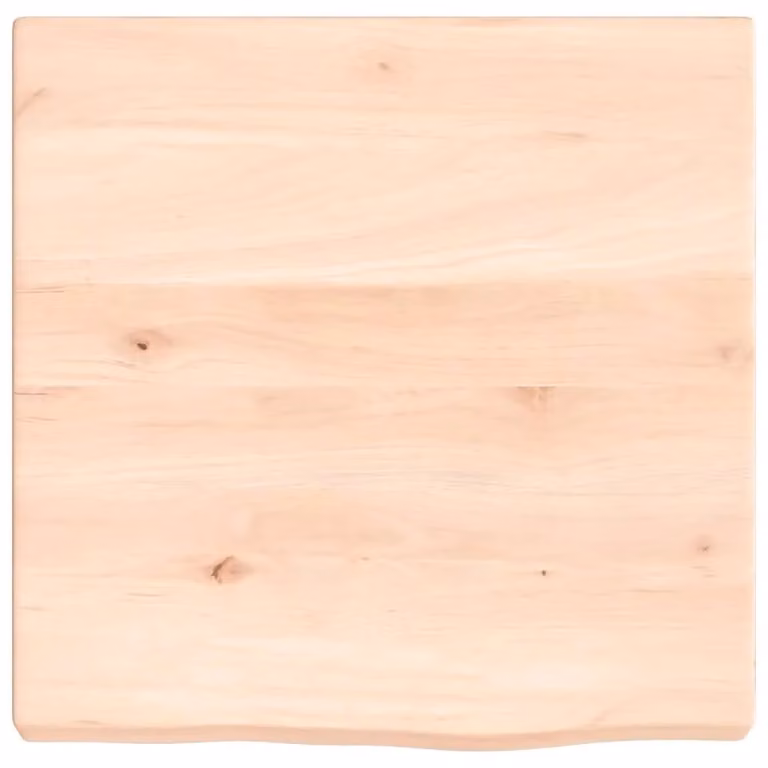 Berkfield Home Wall Mounted Rustic Oak Shelf in Brown, W/D/H: 40 x 40 x 4 cm