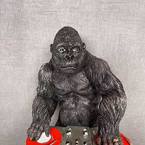 Gifts Direct 2 U DJ Pete Kong Novelty Gorilla Ornament in Black and Multicolour Plastic, Height: 27 cm – 3