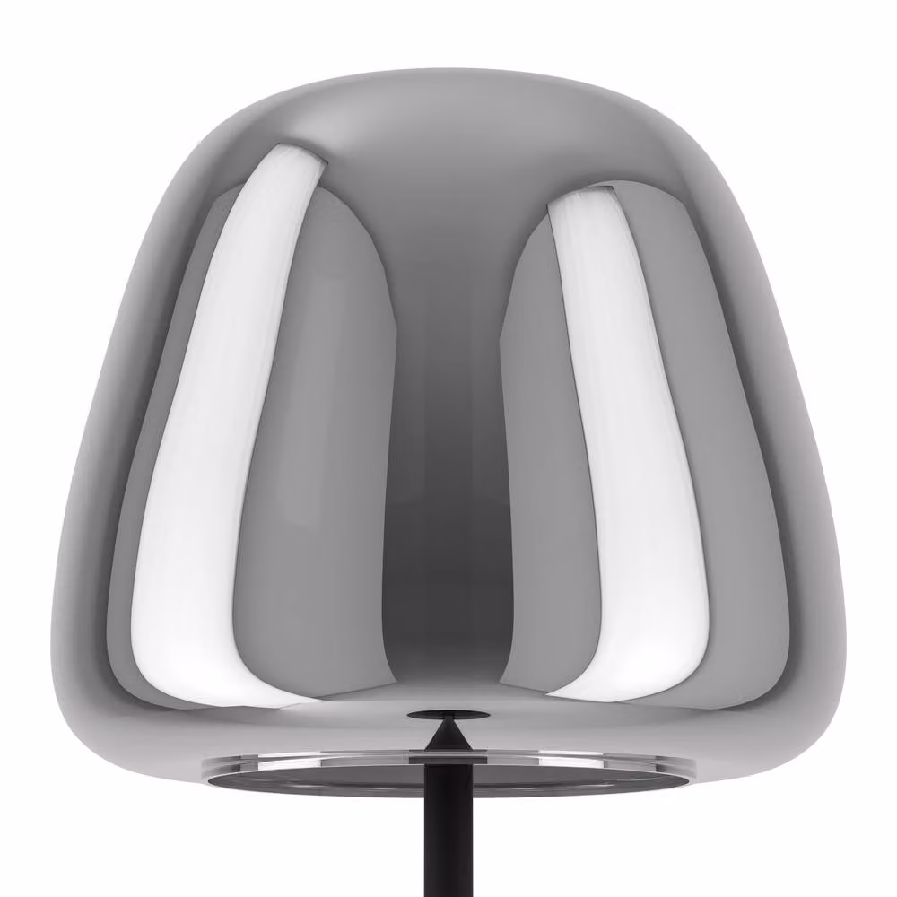 Eglo Alfero-Z Smart Control Floor Lamp in Black and Chrome with Dimmable LED and Remote Control – 2