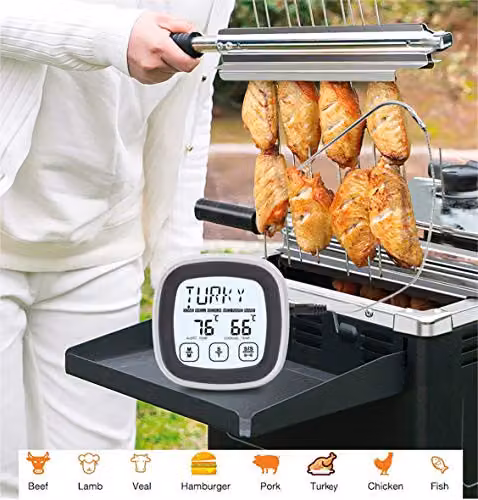 St Helens Home & Garden Digital Meat and BBQ Cooking Thermometer for Temperature Control – 2