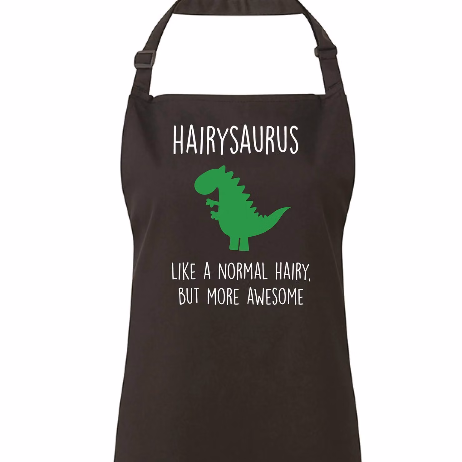 60 Second Makeover Hairy Dinosaur Apron Hairysaurus in Black – 2