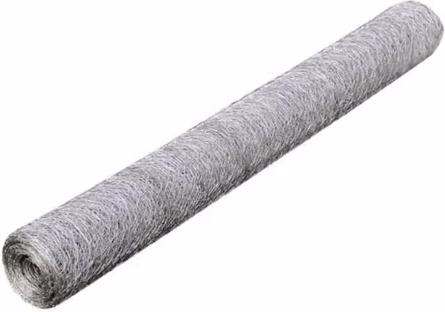 Berkfield Home Galvanised Steel Chicken Wire Fence, Silver, 1 m x 25 m