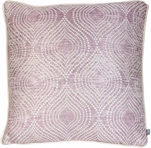 Prestigious Textiles Radiance Jacquard Piped Cushion in Purple, W/D/H: 55 x 55 x 55 cm – 1