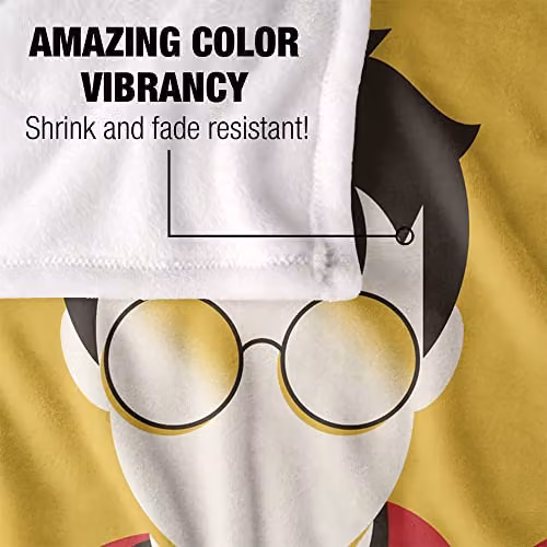 WB 100 Harry Potter Icons Silky Touch Super Soft Throw Blanket, White, W: 152 cm, D: 127 cm – 3
