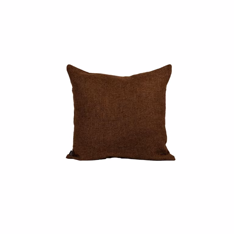 Dome Deco Peony Square Cushion in Brown, 45 cm