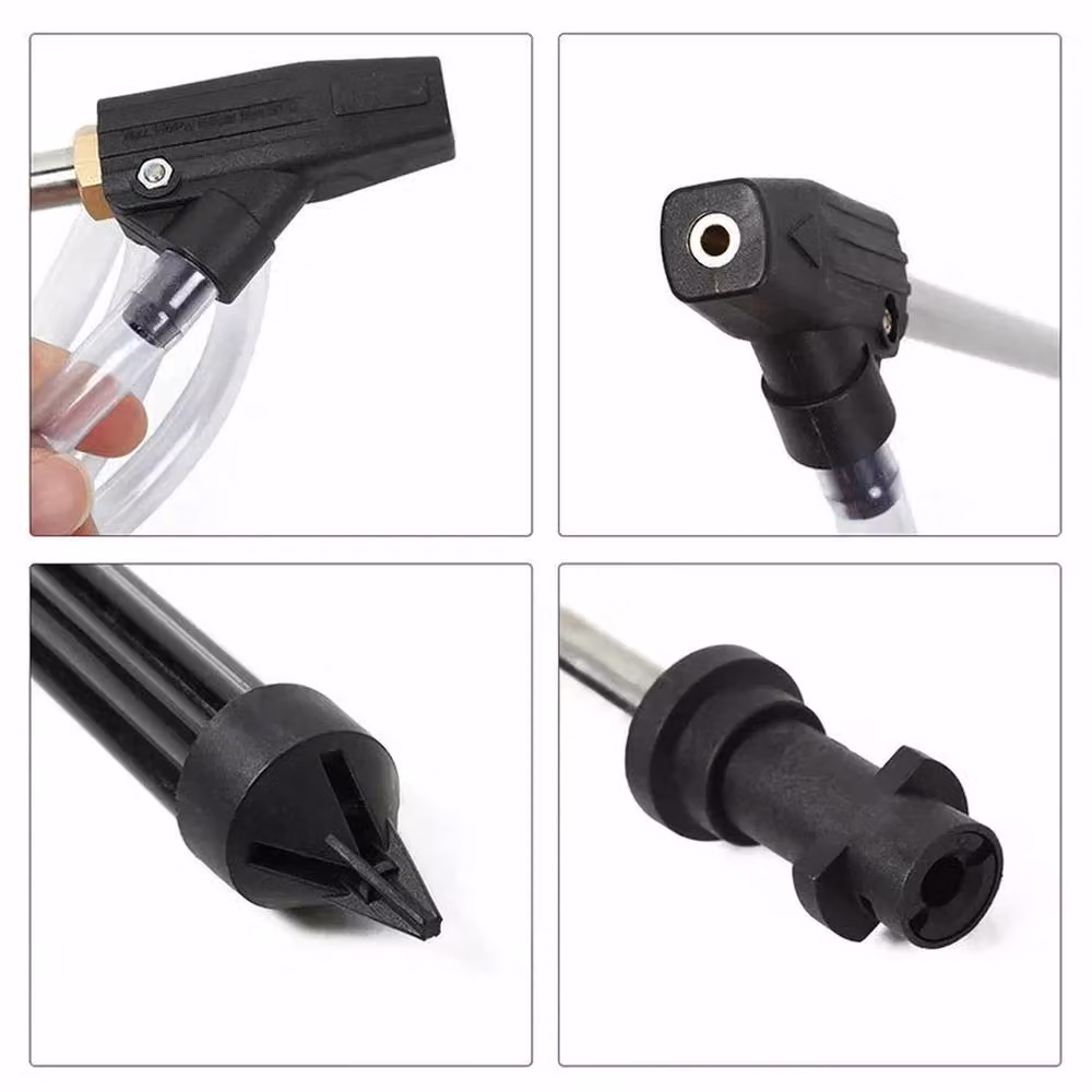 NESTLUNE Pressure Washer Sandblasting Kit Wet Sandblaster, Black, 10kg – 4