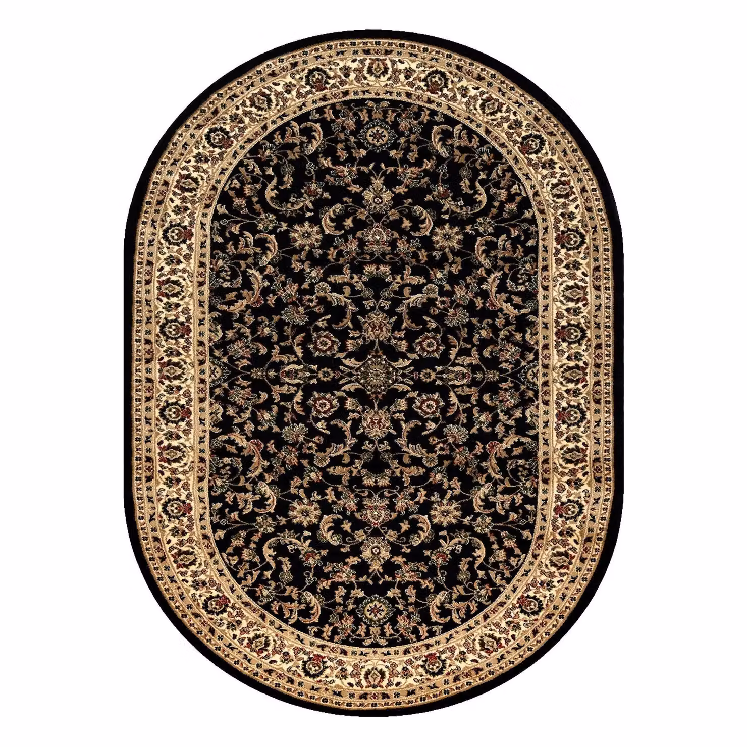 RugsX Royal Oriental Rug in Black, W: 200 cm, L: 290 cm – 2