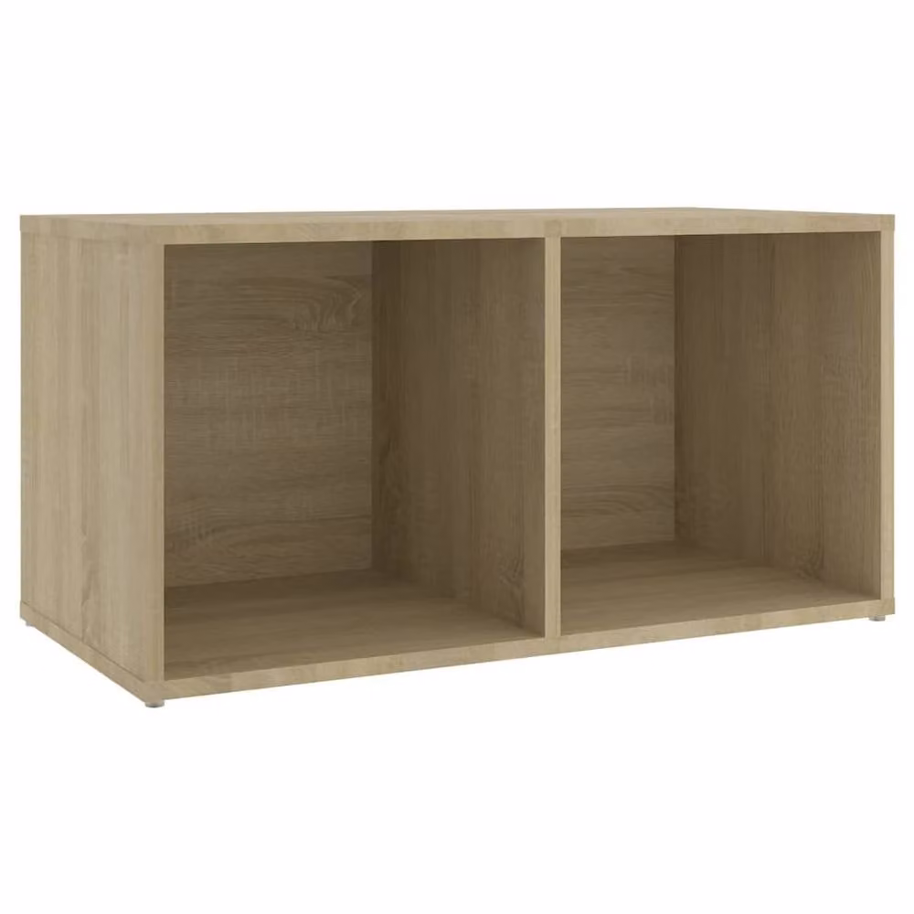 Berkfield Home 4-Piece Sonoma Oak TV Cabinet Set in Light Brown, W/D/H: 72 x 35 x 36.5 cm