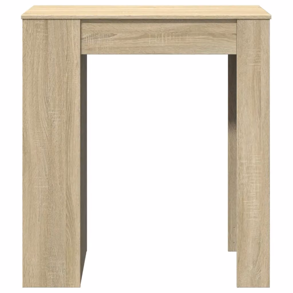 Berkfield Home Bar Table with Racks in Sonoma Oak Brown, W/D/H: 95 x 47 x 103.5 cm – 3