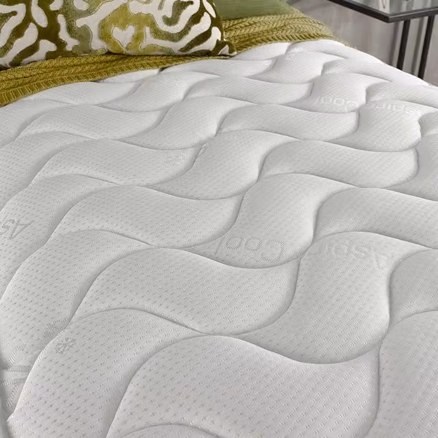 Aspire 3 Layer Memory Foam Hybrid Mattress in White, W/D/H: 90 x 200 cm – 1