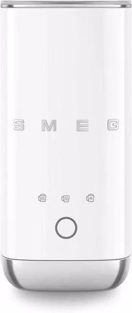 Smeg MFF02 50s Style Mini Electric Milk Frother with PID Control in White – 1