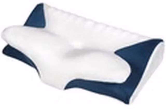 EONLION Cervical Contour Memory Foam Pillow in White for Neck Pain Relief