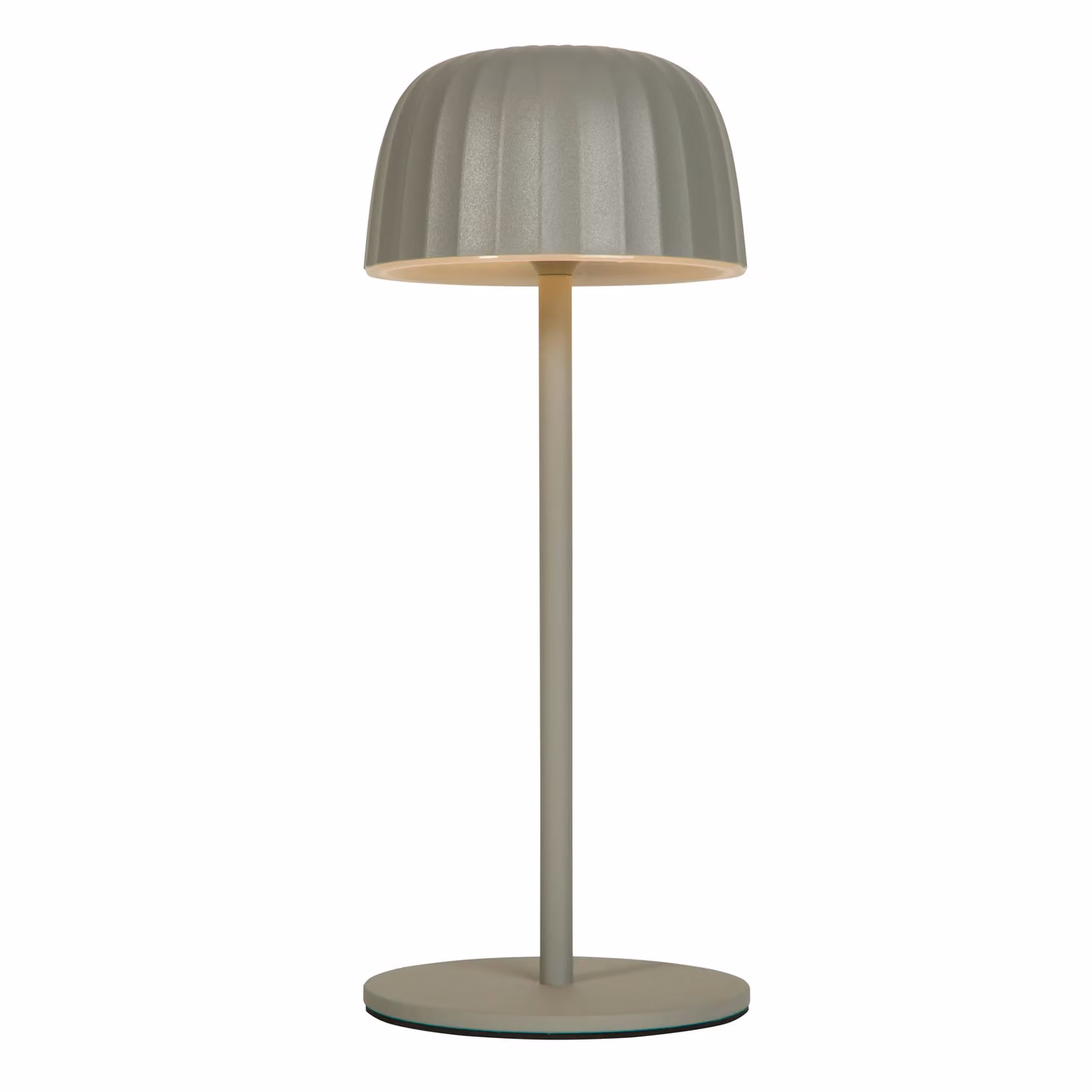 Lighting Collection Ella Outdoor Rechargeable LED Table Lamp in Grey – 2