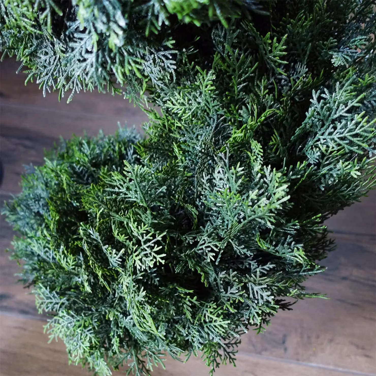 Botanik Green Artificial Spiral Cedar Tree Topiary, Height: 120 cm – 2