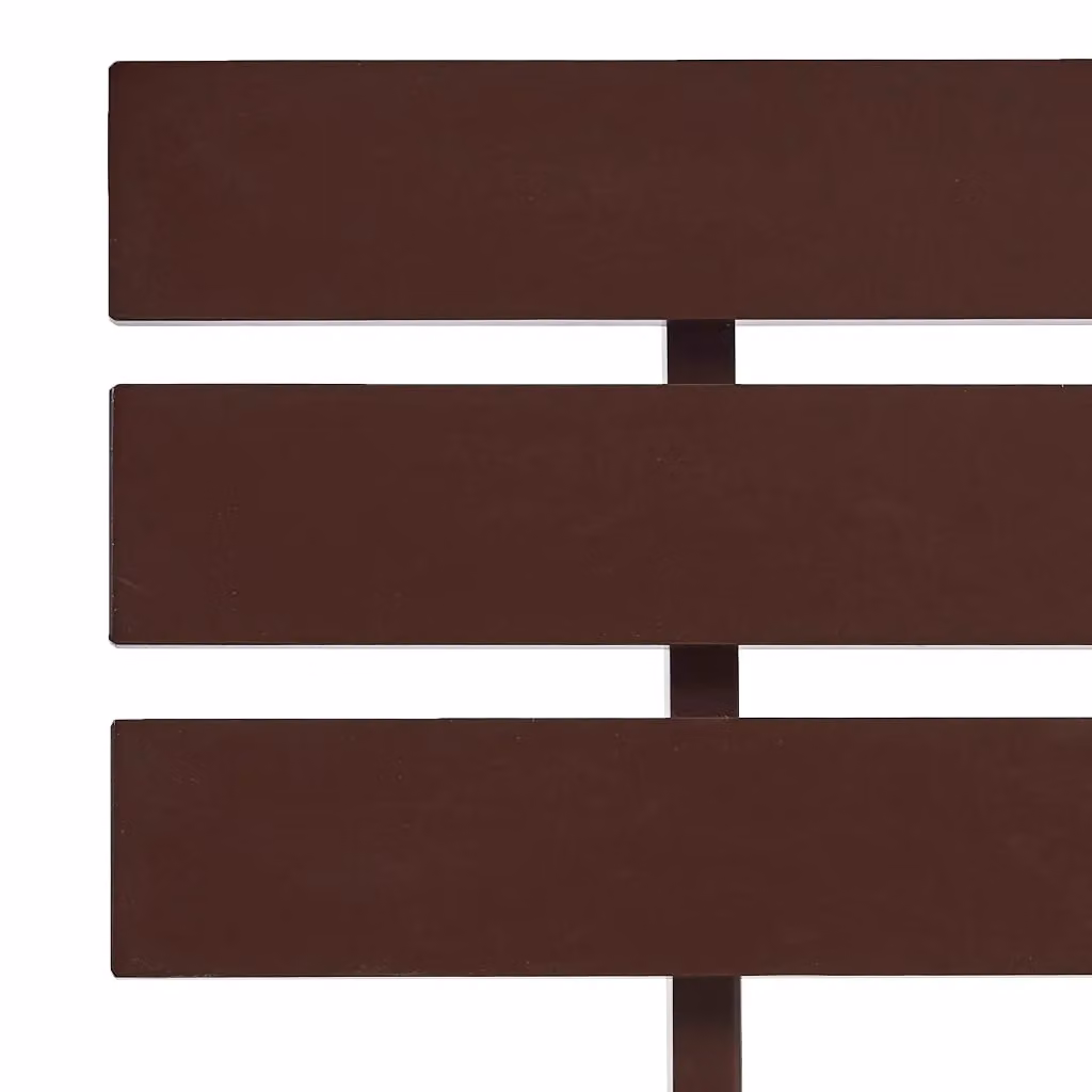 Berkfield Home Modern Solid Pine Wood Bed Frame, Brown, W: 140 cm, D: 200 cm – 3