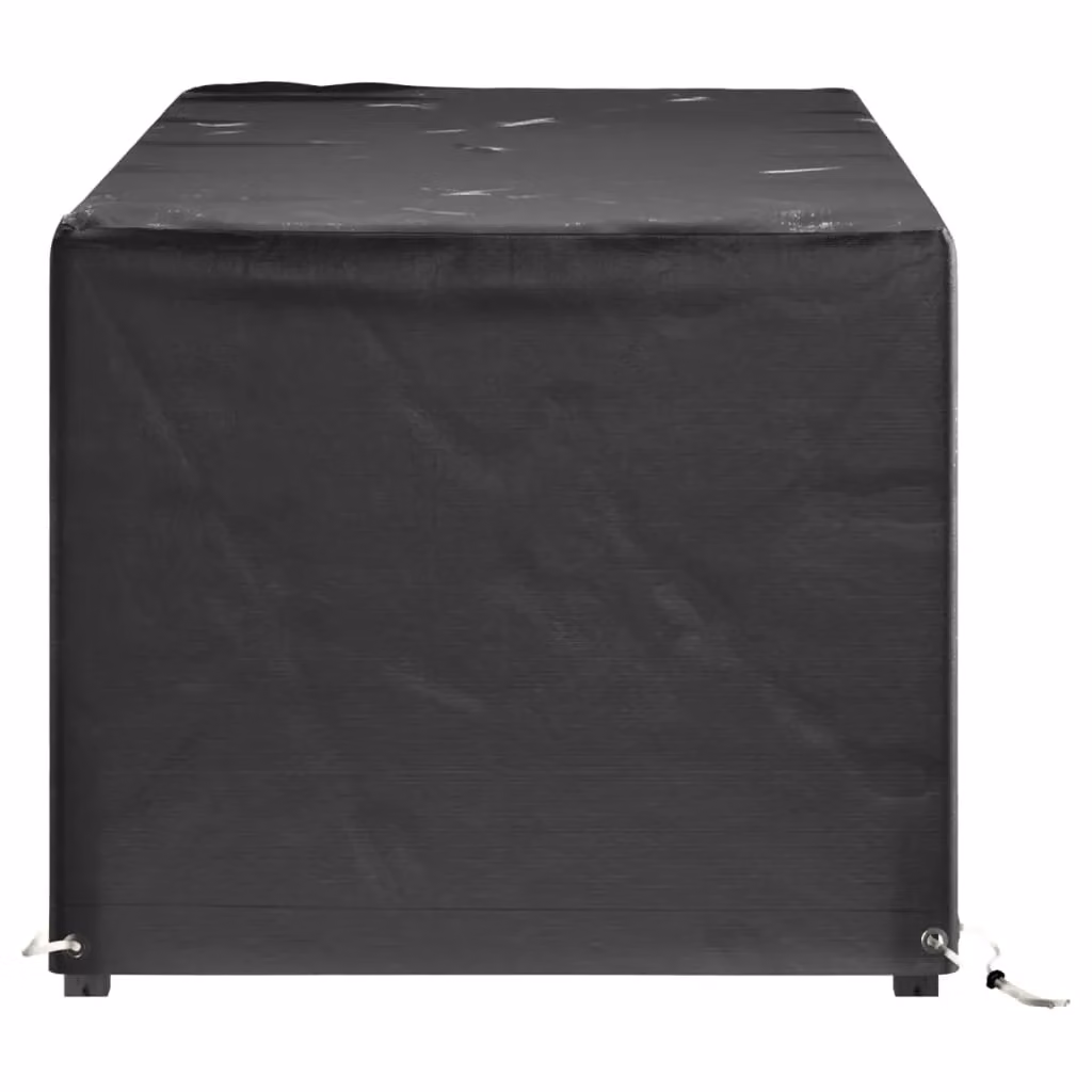 Berkfield Home Rectangular Garden Furniture Covers, 2 Pack, Black, W/D/H: 192 x 82 x 65 cm – 3