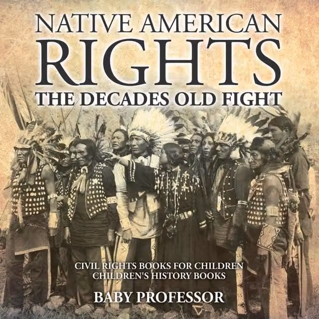 Baby Professor Native American Rights: The Decades Old Fight - Civil Rights Multicolour Paper Book